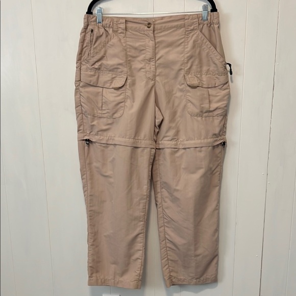 L.L. Bean Pants - L.L. Bean Tan Cargo Pants Convertible Outdoor Wear